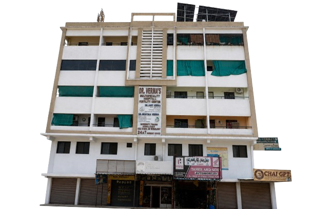 Verma Hospital building on Godhani Road, Nagpur