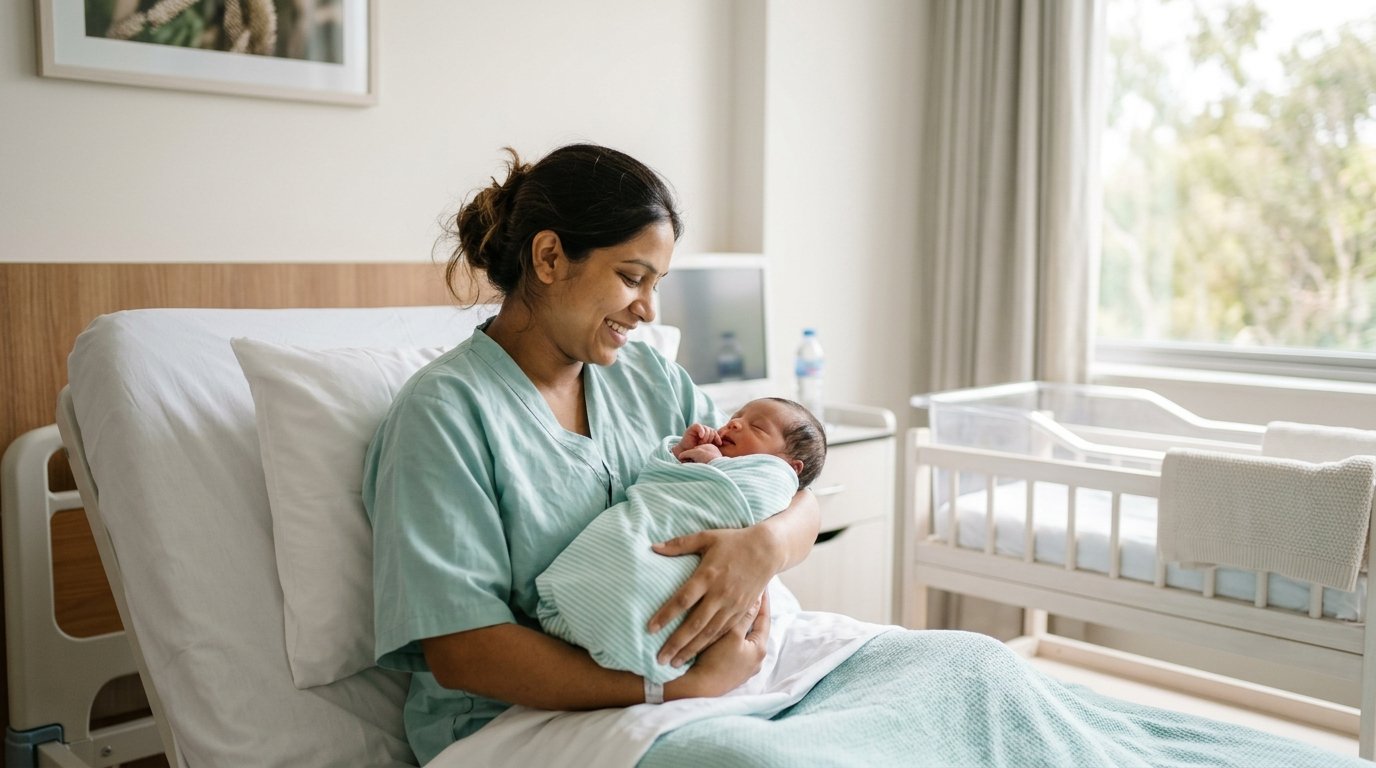 C-Section Delivery in Nagpur - Mother and Newborn at Dr Verma Hospital